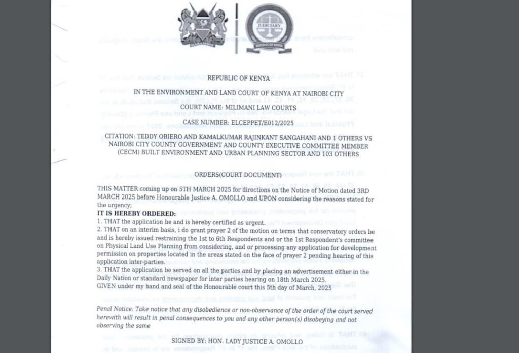 issuing development permission in Parklands Local Area